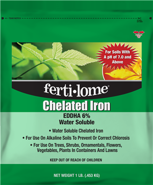 chelated iron label